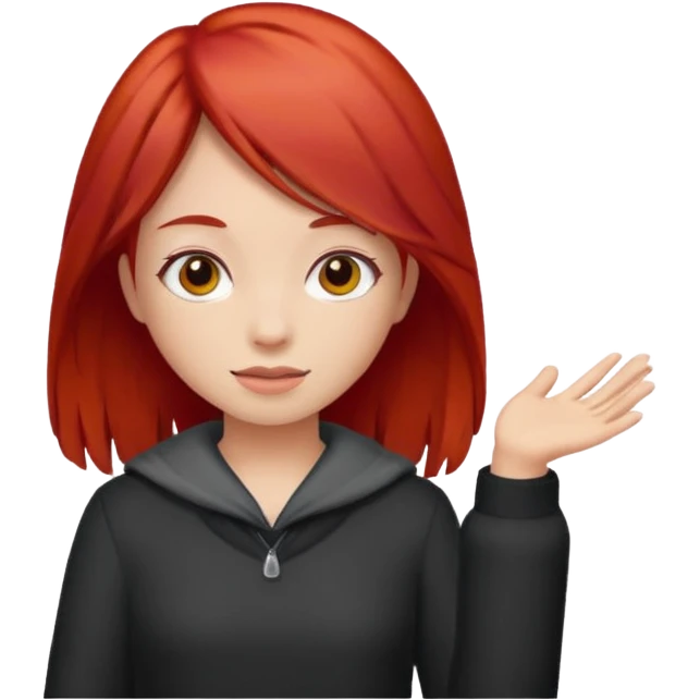 girl red hair emoji