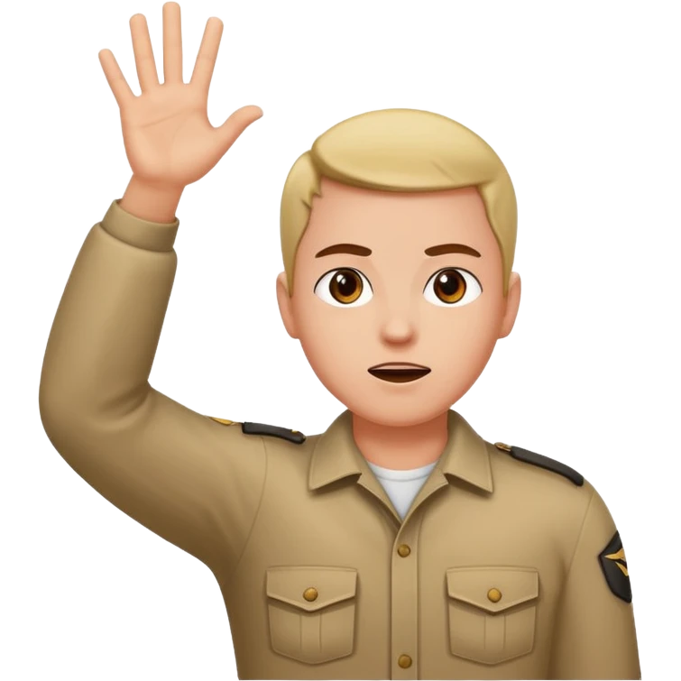 Not guilty hands up emoji