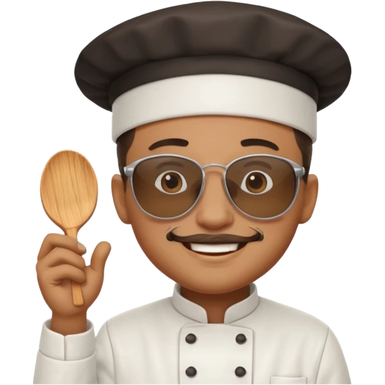 Chef with sunglasses emoji