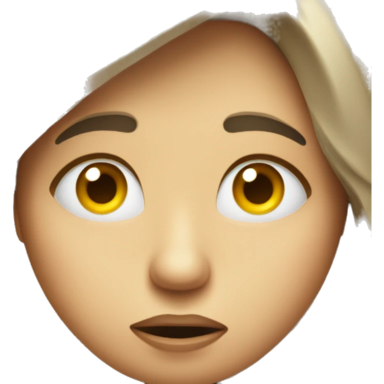 Restless face with nausea  emoji