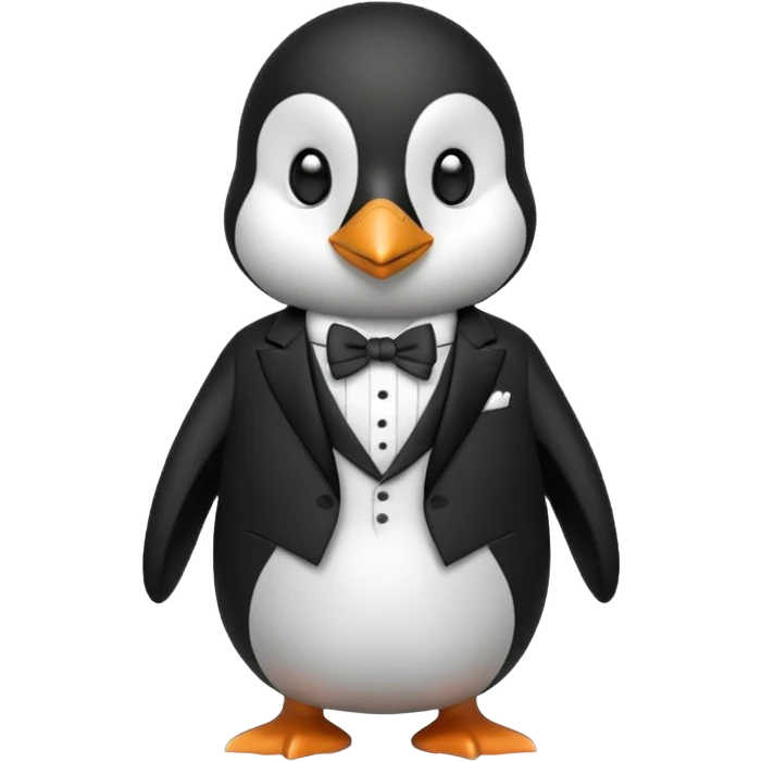Penguin doing a SUI emoji