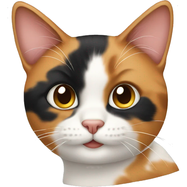 Calico cat emoji