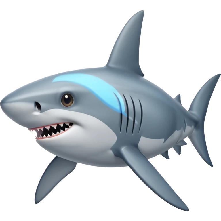 Shark with star eyes  emoji