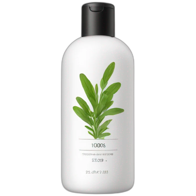 shampoo + herb label emoji