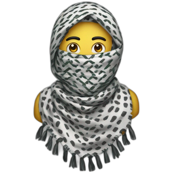 keffiyeh palestine emoji
