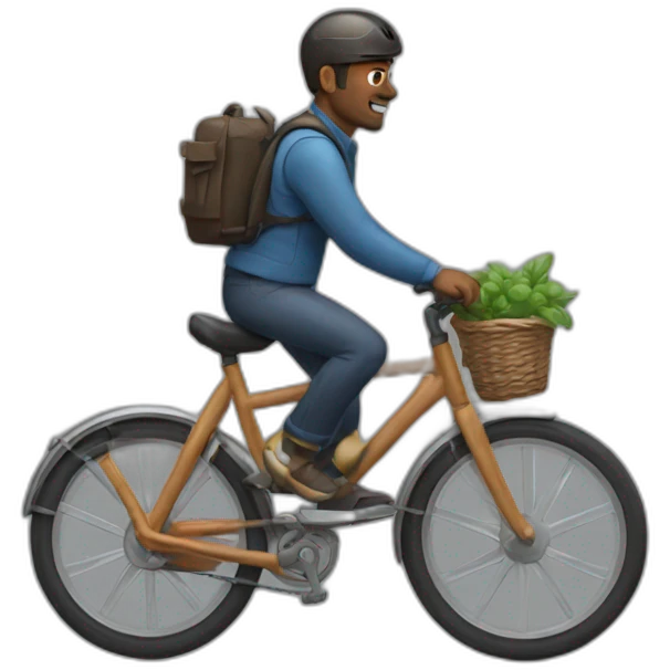 men on a bike emoji