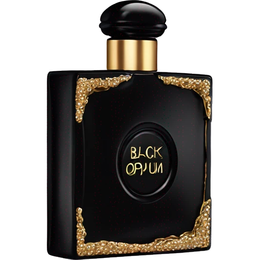 YSL black opium perfume emoji