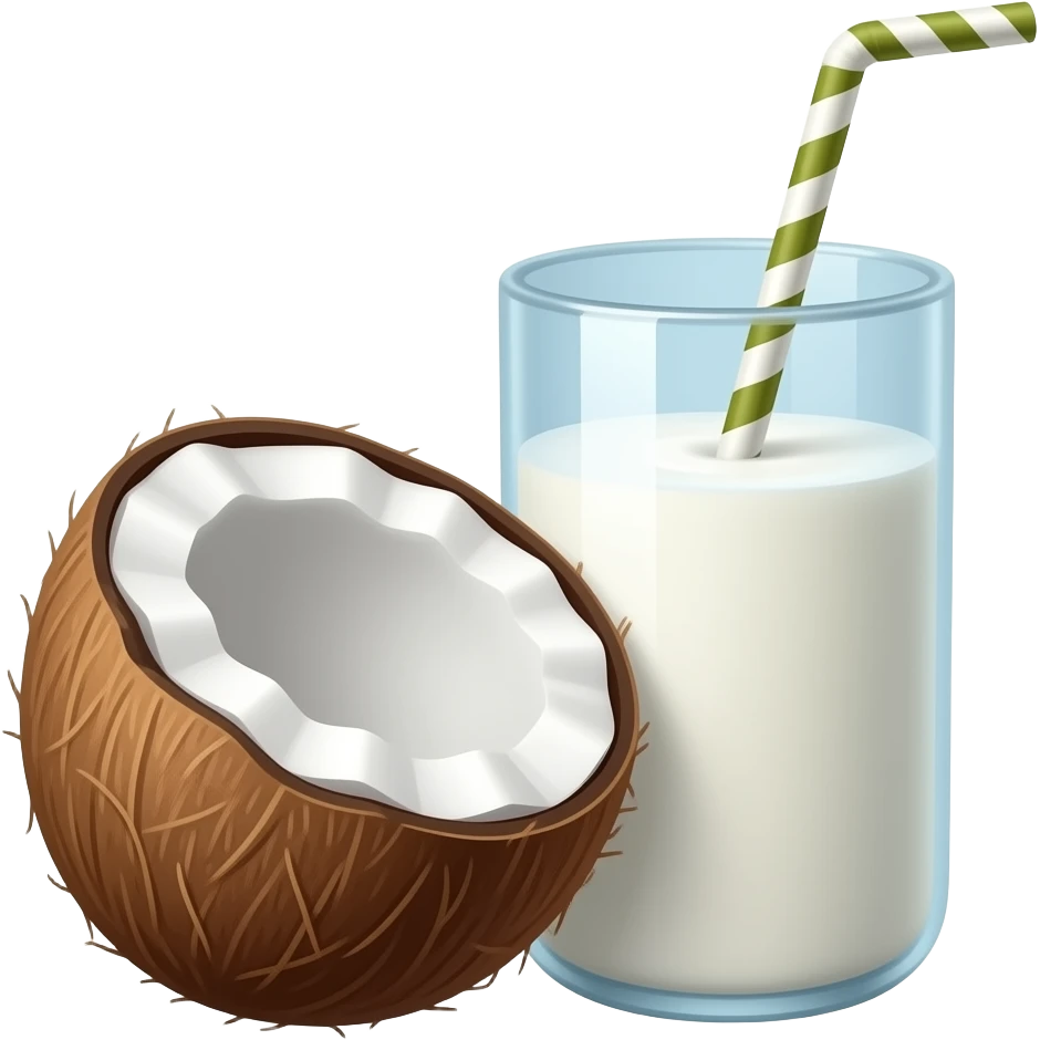 lait de coco emoji