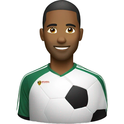 soccer player dj emoji