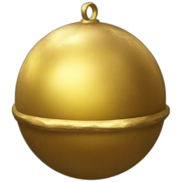 Gold orb emoji