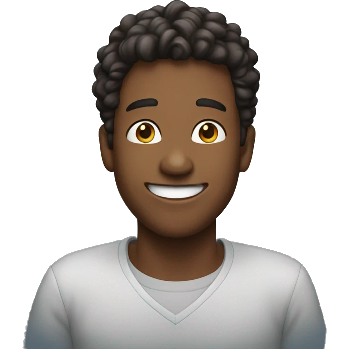 Very happy young man  emoji