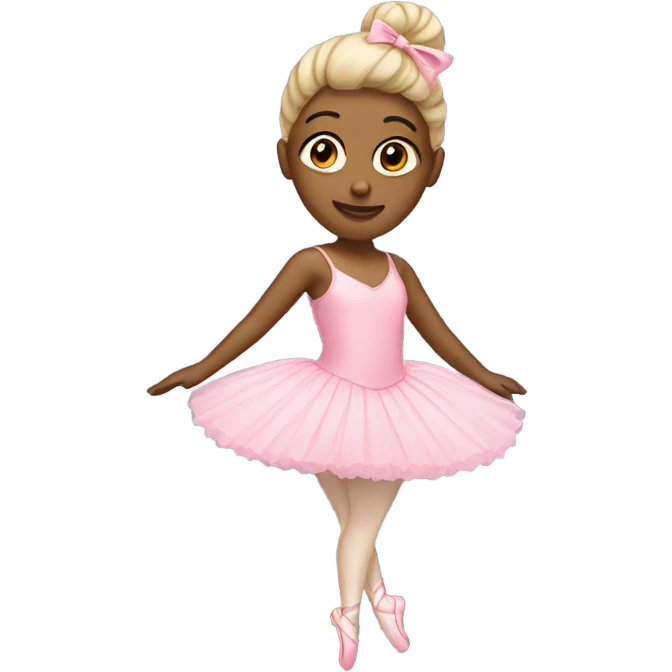 pink ballerina emoji