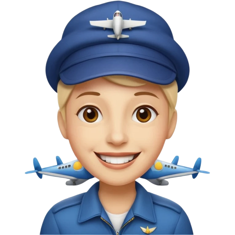 Horny airplane emoji