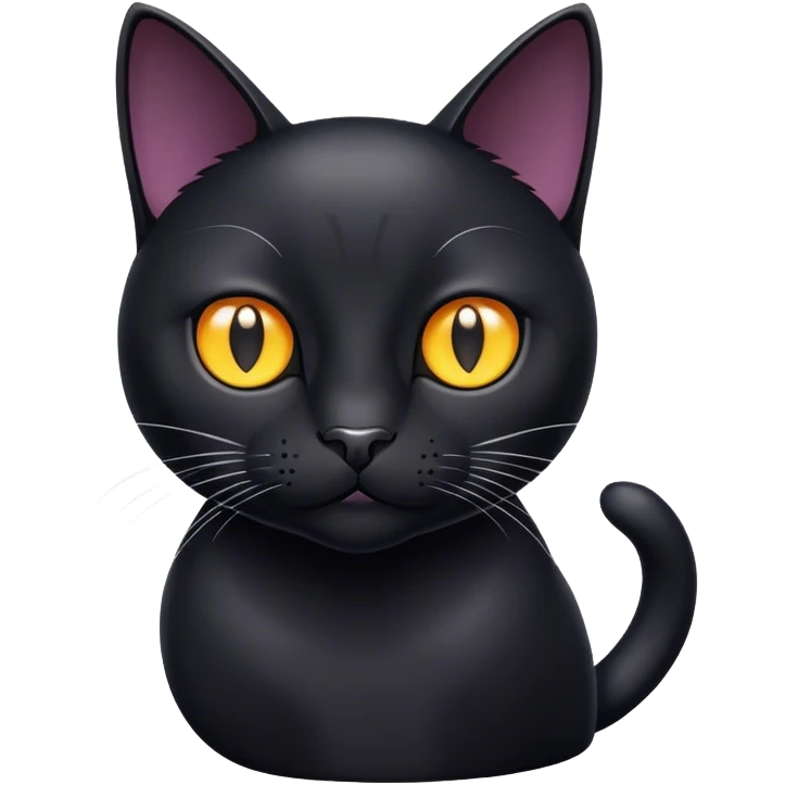Larry the black cat emoji