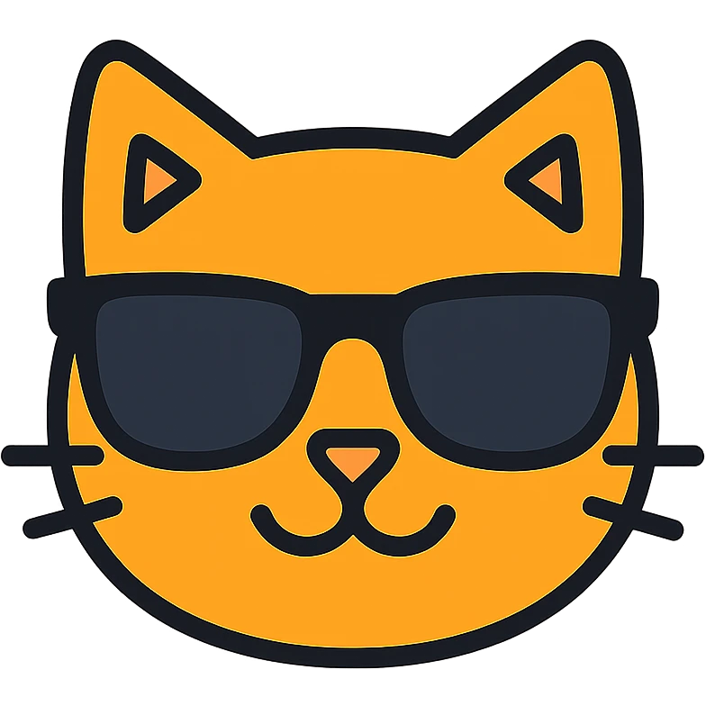 cat wearing sunglasses emoji