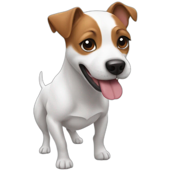 Jack Russell muscles emoji