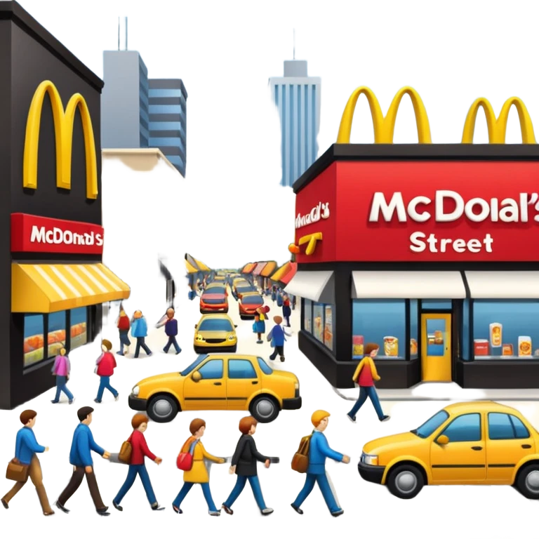 Mcdonalds street emoji