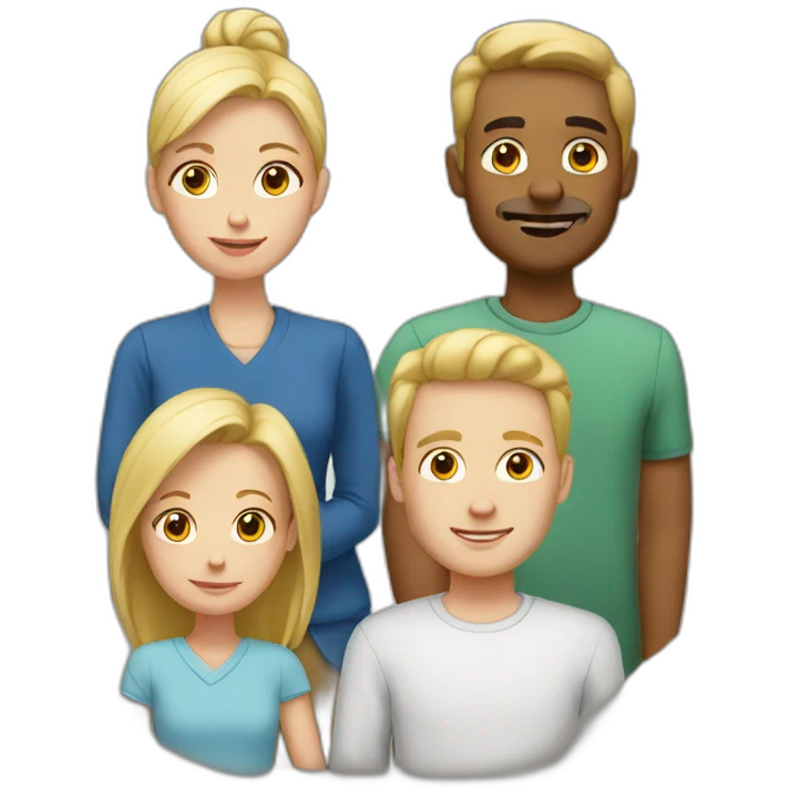 White family emoji