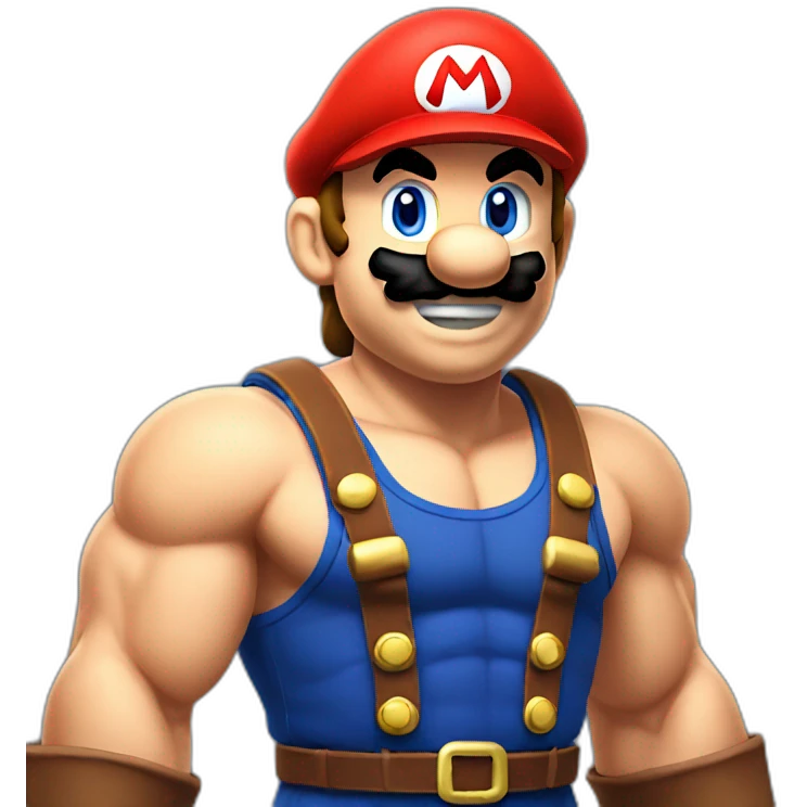 Mario muscle emoji