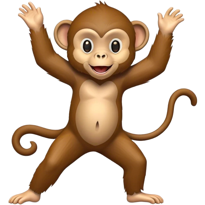 Dancing monkey  emoji