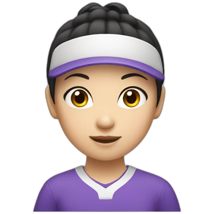 asian girl sporty emoji