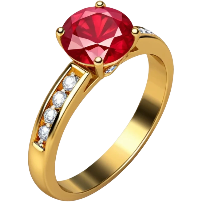 glitter rubi diamond married ring emoji