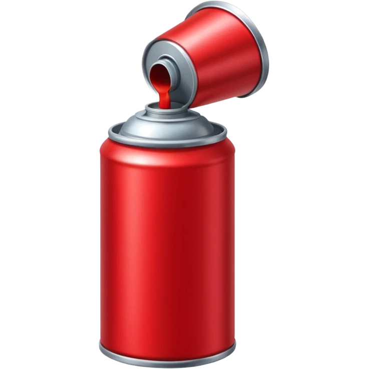 red Spray Paint Can emoji
