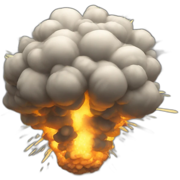 Exploding like animation emoji