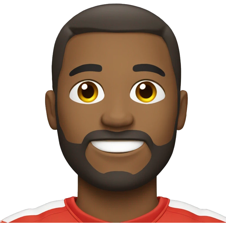 jugador de football con balon emoji