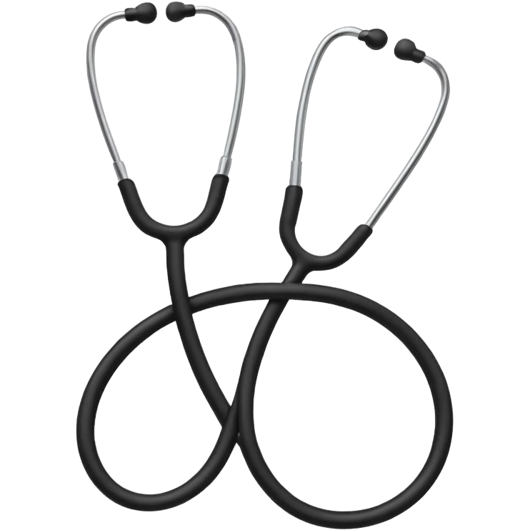 black Stethoscope emoji