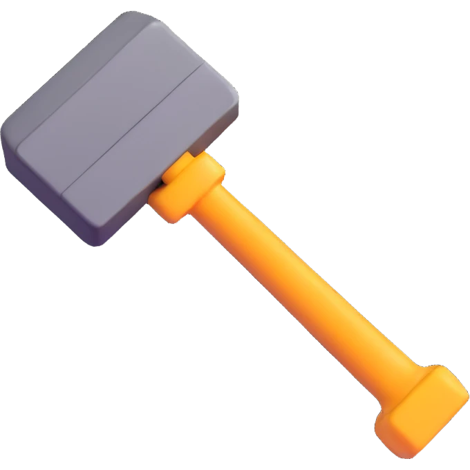 thunder hammer emoji