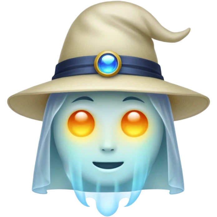 soul ghost with hat  emoji
