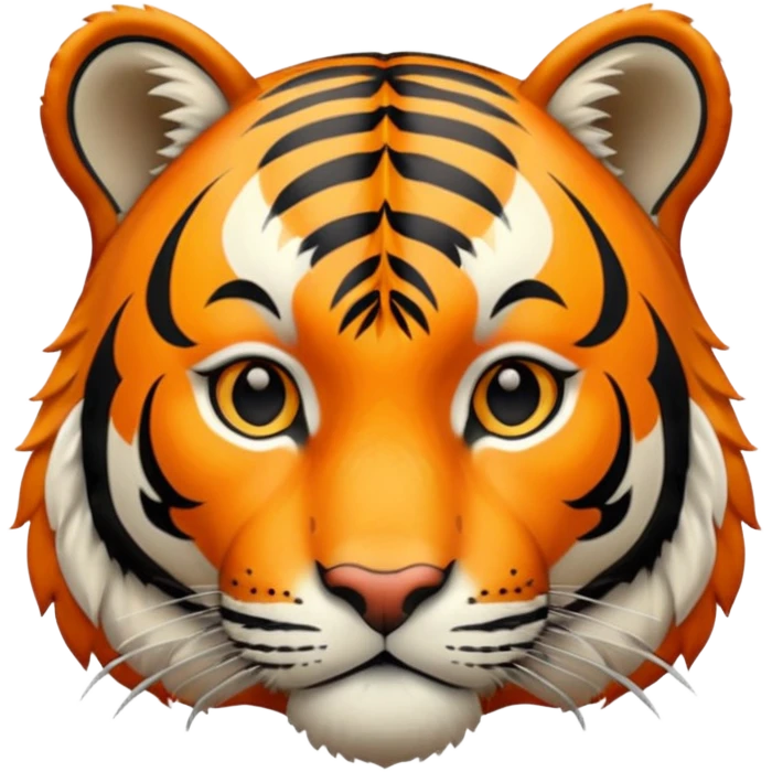 High resolution of a tigar emoji