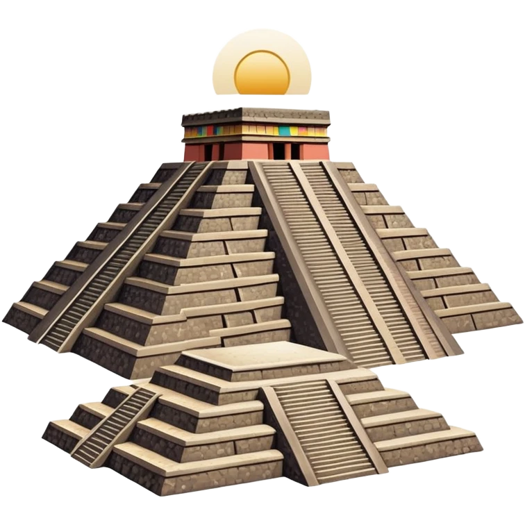 Teotihuacan pyramid of the moon emoji