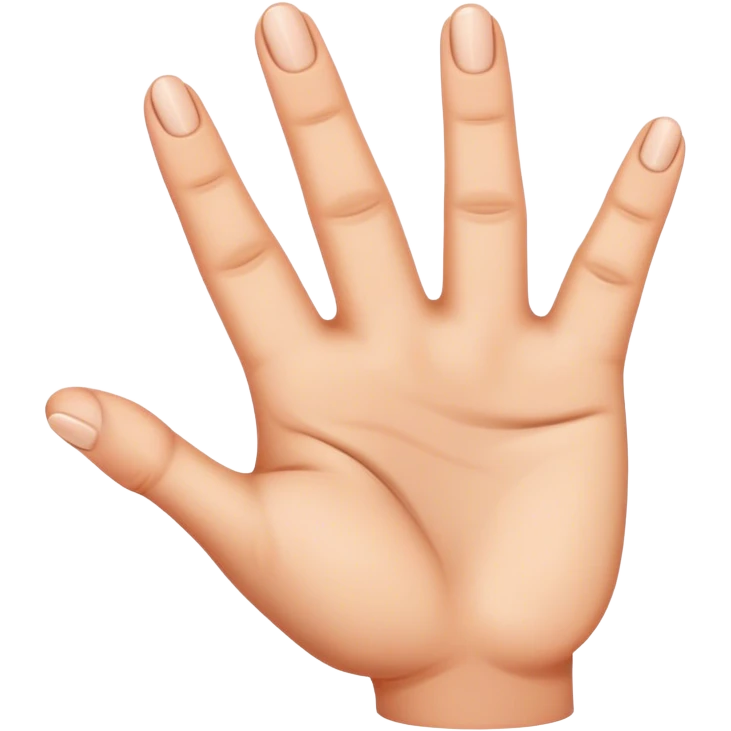 3 fingered hand emoji