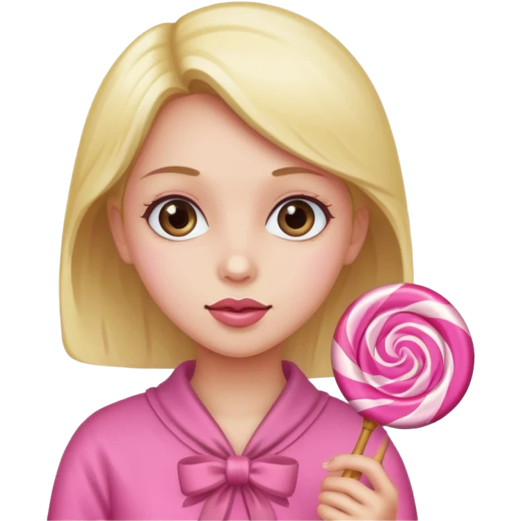 Şeker kız emoji