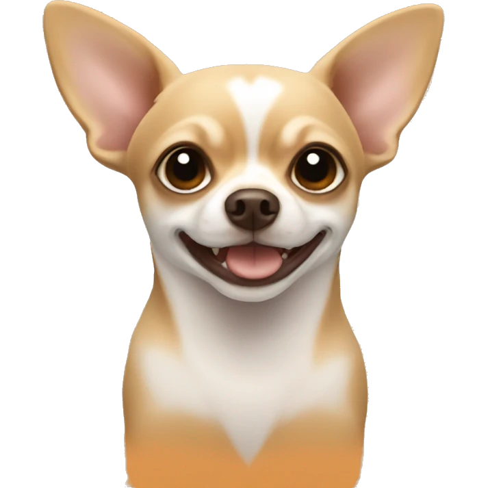 Two Chihuahuas: orange and beige emoji