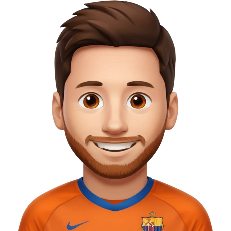 Messi portağal jersey emoji