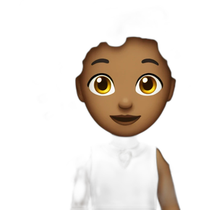 A Christmas angel emoji
