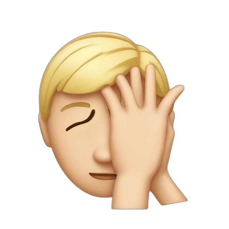 facepalm emoji