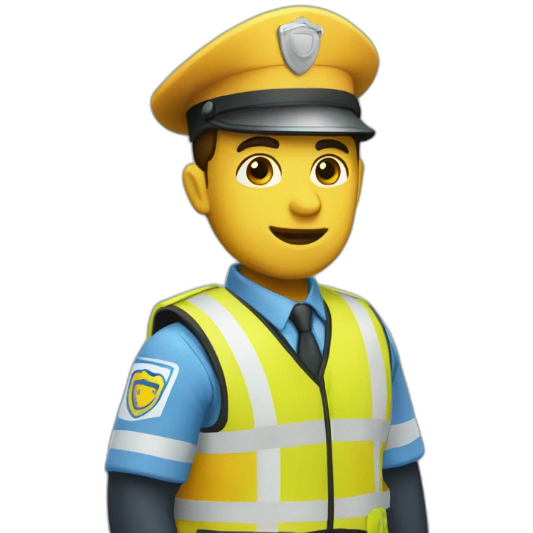 traffic warden emoji