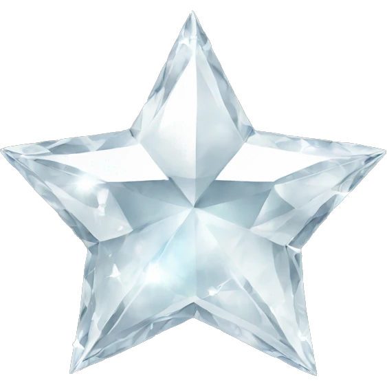 white diamond star emoji