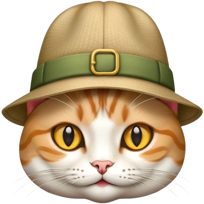 Cat with hat emoji
