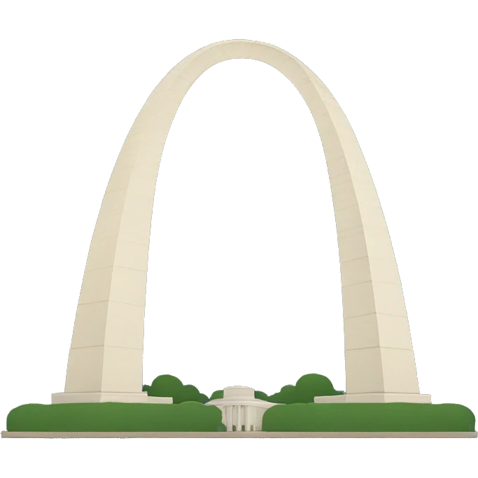St. Louis arch emoji
