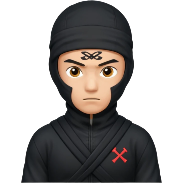 Ninja with MB written on it emoji