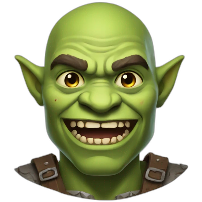 Happy orc emoji