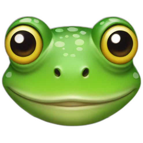 a frog with pride colors emoji