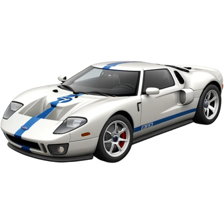 white ford gt emoji