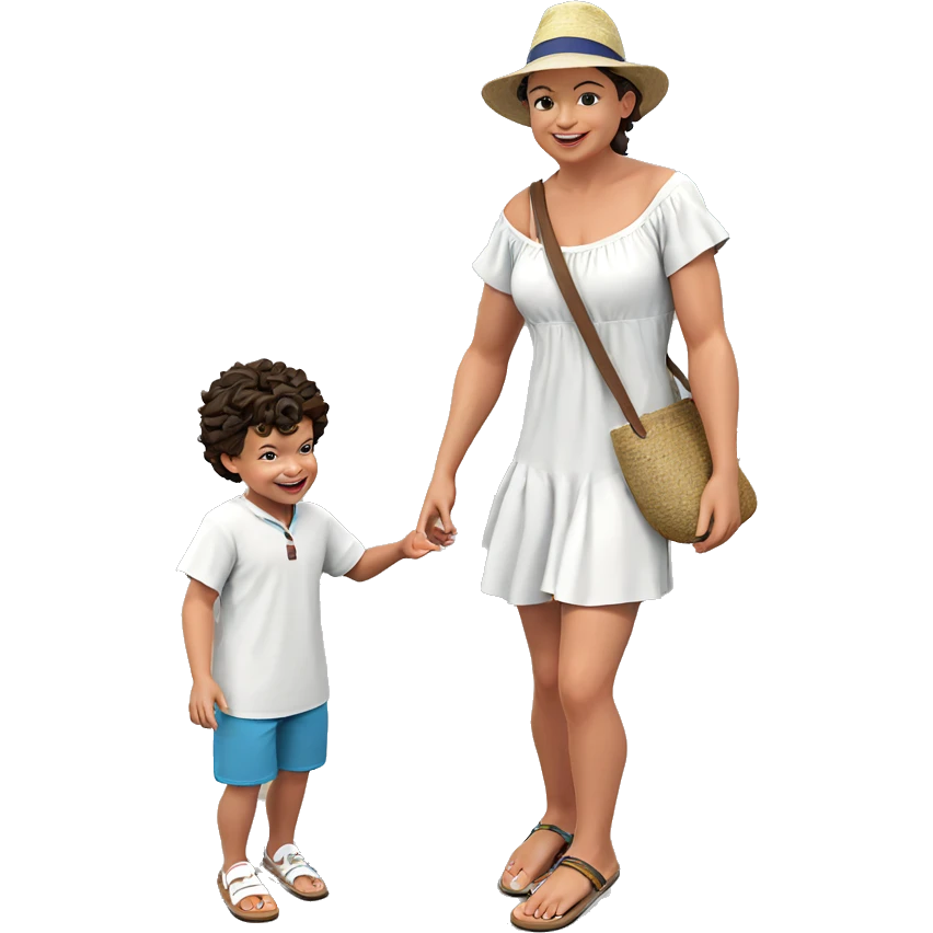 beach day for kids emoji