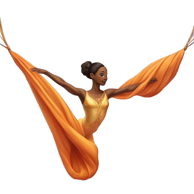 aerial silk trick emoji